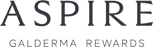 Aspire Galderma Rewards program logo