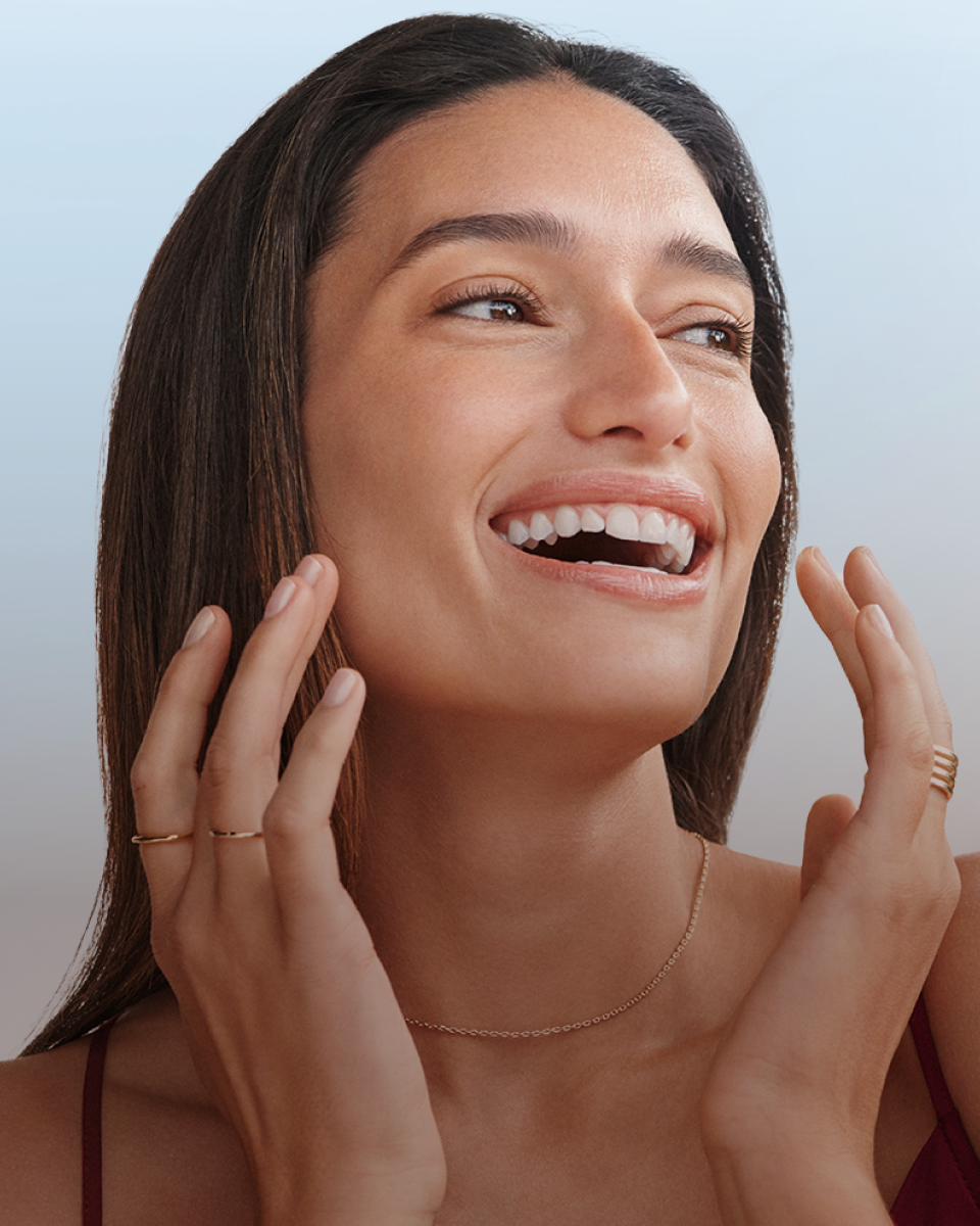 Smiling Sculptra® patient