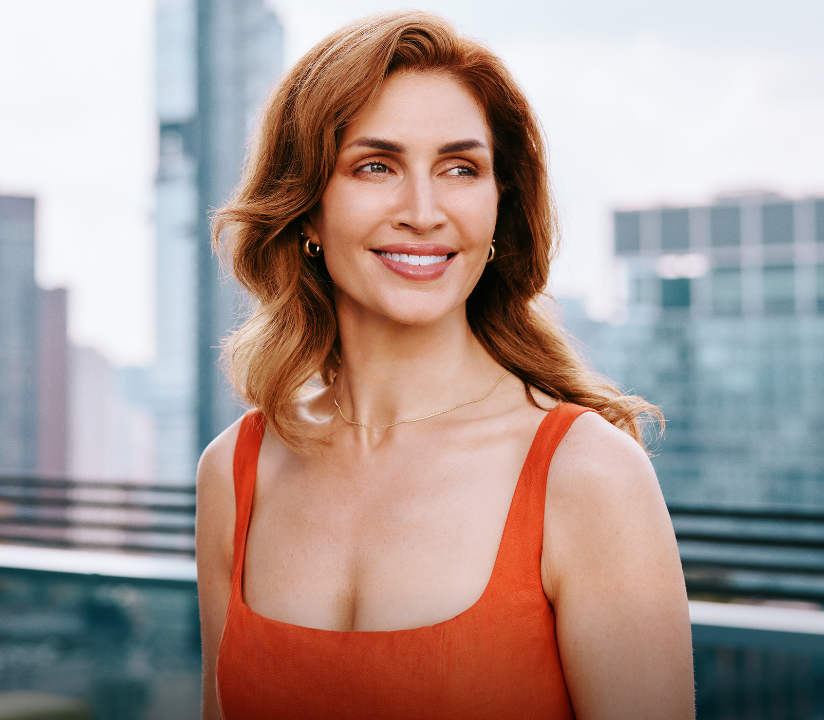 Portrait of woman after SCULPT & LIFT treatments.